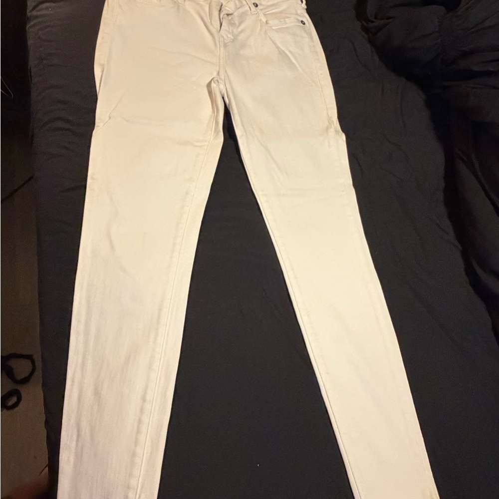 True Religion Women's Cream Skinny Jeans